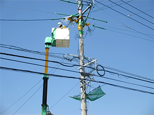 配電工事の写真